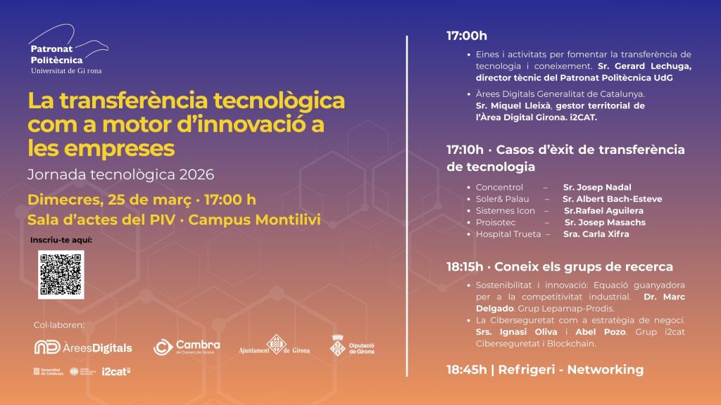 Jornada Tecnològica Patronat Politècnica UdG
